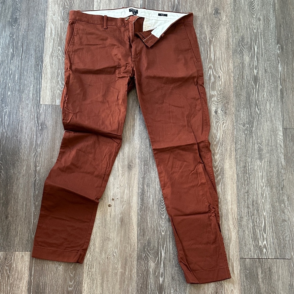J. Crew Men's Brick Chinos